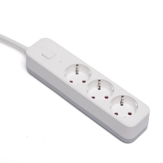 Quality 3 outlet Germany Type Extension Socket With On/Off Switch for sale