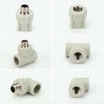 Welding Male Threaded Coupling , Equal Shape Ppr Pipe Socket Higher Flow