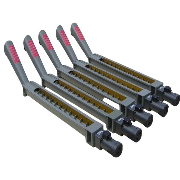 Industrial Horizontal Spiral Screw Conveyor For Convey Material Remove Chips