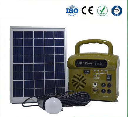 Portable DC solar Lighting kit green energy solar power system