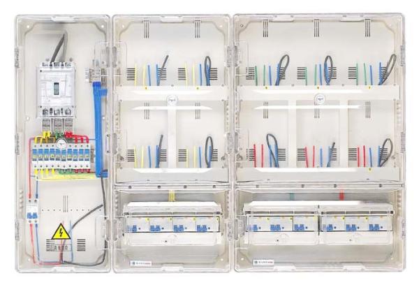 Quality ABS / PC Wall Mounted Single Phase Meter Box Single Phase Electric Power System for sale