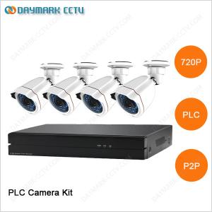New tech network 4CH 720P Plug and Play PLC Security Camera System