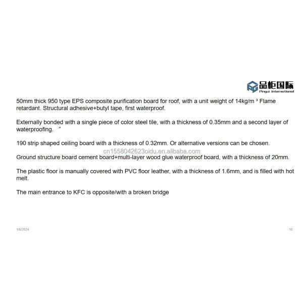 Wooden Houses in Customized Color EU Prefabricated 20ft Three Bedroom Expansion House