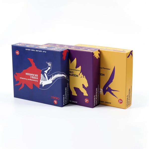 Quality Elegant Rectangular Gold Silver Plain Storage Box Protects Game Components Customized Capacity for sale