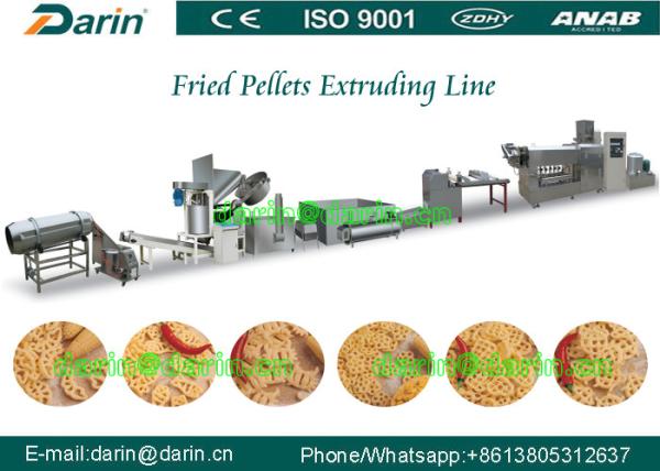 Quality 3D Compound Fried puff extruder machine with single screw extruder food processing for sale