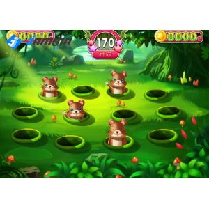 Amusement Interactive Projector Games Interactive Wall Throwing Ball 220V