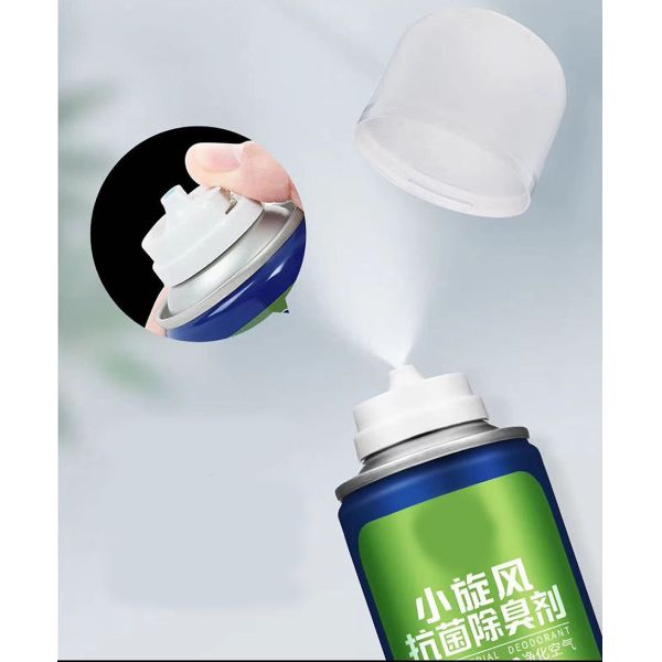 Antibacterial deodorant valve in automotive application