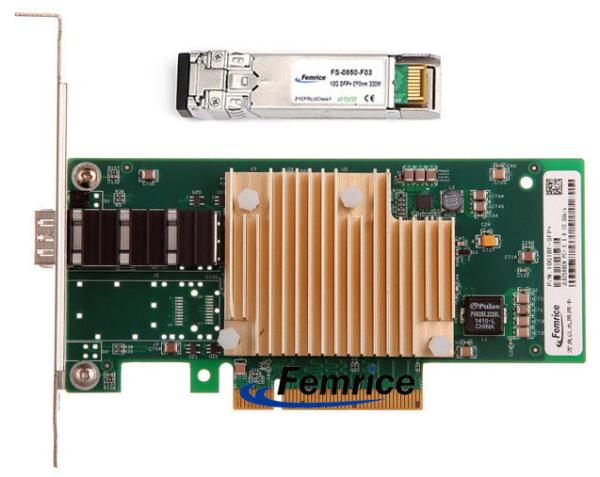 10Gbps Ethernet LAN Card Fiber Optical Server NIC PCI Eexpress x8 Network