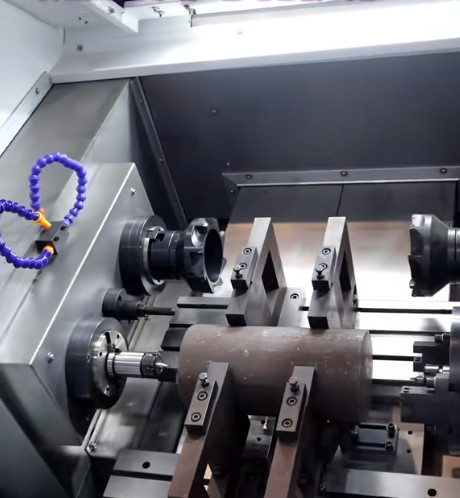 Precision Built Dual Spindle Inclined Bed Machining Prodigy