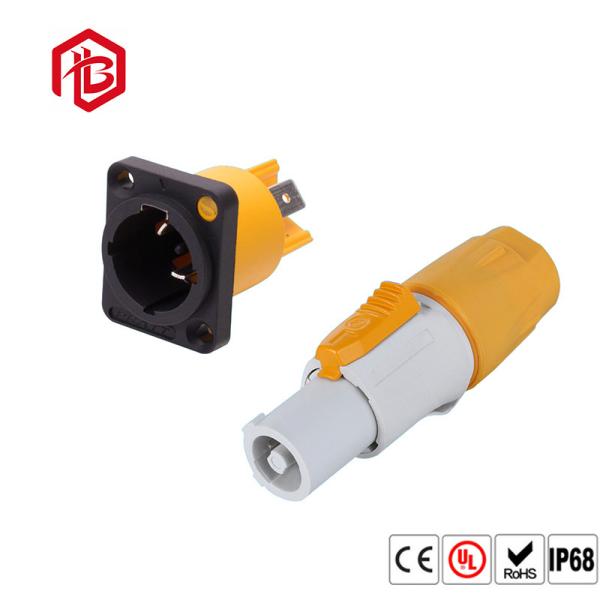 Quality Quick Push Pull Locking RJ45 Waterproof Ethernet Connector for sale