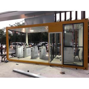 Portable Prefabricated Steel Structure Security Container Modern Metal Guard