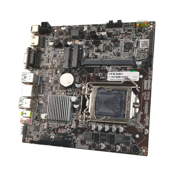PCWINMAX Mini ITX Motherboard H81 LGA1150 Support DDR3 Up to 16GB 1600Mhz Memory