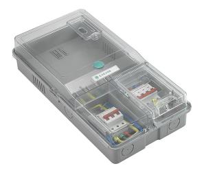 Resin Power Meter Box Multi Function Plastic Surface Mounted Meter Box