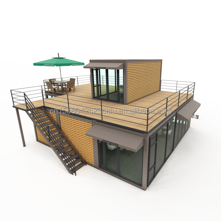 Galvanized Steel Square Tubes Main Structure Prefabricated Villa House Modern Modular Container Luxury Three Bedroom