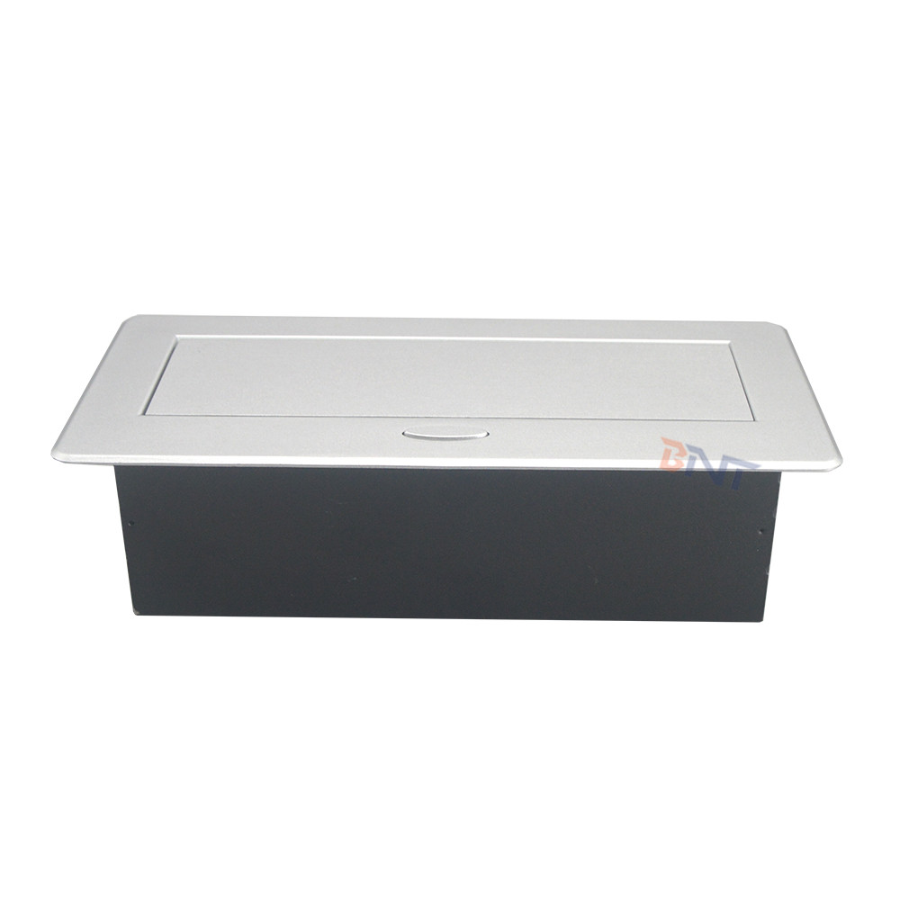 multi-functional configuration smart desktop hidden pop-up socket /furniture