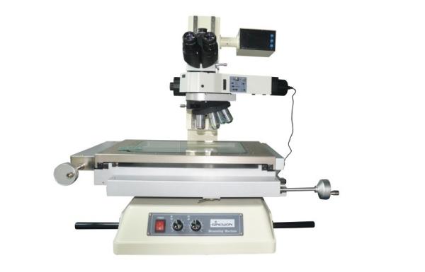 Quality 150mm Z-axis Travel Range Measuring Microscope Mikroskop with 5X,10X,20X Objective Lens for sale