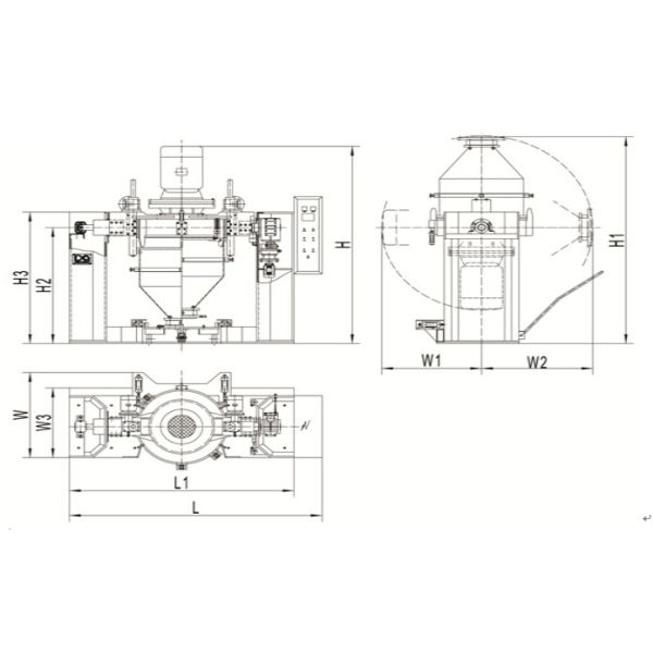 Cm Masterbatch Automatic Container Mixing Machine