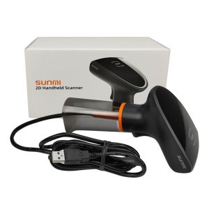 Sunmi Handheld Wired 1D 2D USB Barcode Laser Scanner