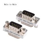 DB9 to CAN Bus Interface Adapter With Pin-2 Pin-7 120 Ohm Resistance For Vehicle