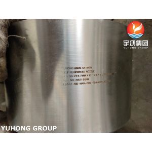 China ASME SA105N Carbon Steel Self Reinforced Nozzle For High Pressure Vessels And Piping Systems wholesale