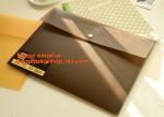A4 Double pockets PP document wallet plastic pockets file folder, A4 size L