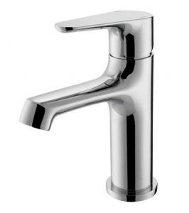 China Single Lever Bathroom Basin Mixer Tap Hot And Cold Tap With Ceramic Cartridge wholesale
