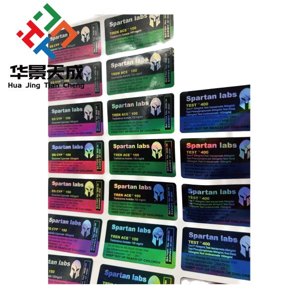 Professional Glass Vial Labels 2.5 Mil Thickness and 6x3cm Size for Accurate Labeling