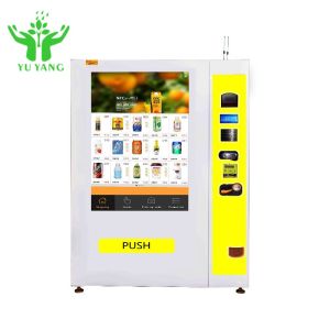 Refrigerated Milk Vending Machines Infrared Machine Open Drink Vending Machine
