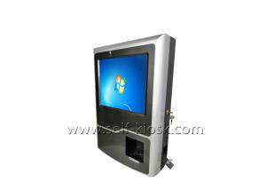 China All In One PC Wall Mount Kiosk With NFC Card Reader And Printer wholesale