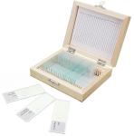 25pieces Of Box Set Prepared Shockproof Zoology Microscope Slides
