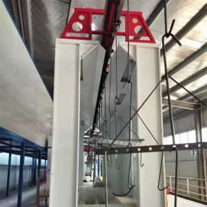 Heavy Duty Automatic Powder Coating Machine Reduced Waste Scratch Proof