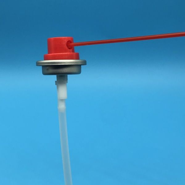 360° Rotation Aerosol Spray Valve, High-Precision Rotatable Aerosol Actuator for Automotive Care Aerosols