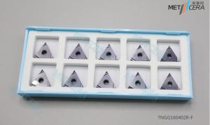 60° Triangle Negative With Hole TNGG160402R-F Right Hand Cutting Turning Insert, Carbide Insert, Grounded Insert