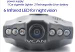 VCAN0014 Car HD DVR motion detection Cycle recorder for accident proof