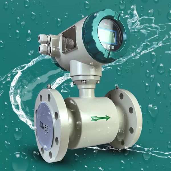 Quality 4 - 20mA RS485 Pulse Electromagnetic Flow Meter For Waste Water Recycling Plant for sale