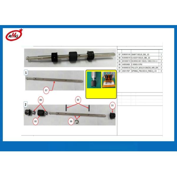 S7310000676 Hyosung Double Detect Roller For Hyosung 1k Dispensers ATM Machine Parts S7310000676