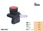 Flat Red Push Button Switch SB5 Series / 660V Push To Break Switch