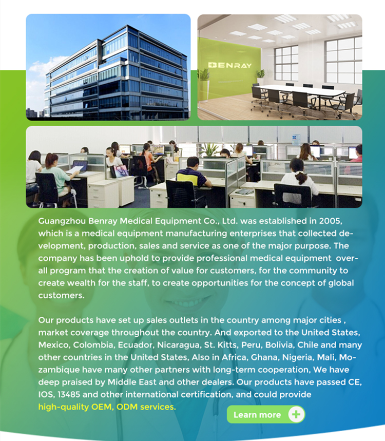 BR-ET003 Instrument Nursing Hospital High Quality Medical Equipment Crash Cart Wheels IV Stand Table Emergency Trolley