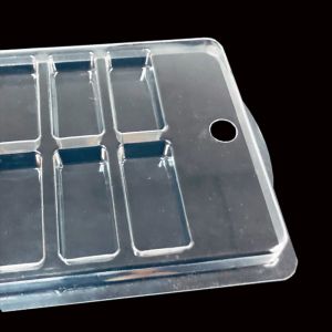 Custom PET Clamshell Packaging for Nail Art 10 Compartment