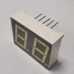 Common Anode 7 Segment LED Display Dual Digit 14.2mm White Color