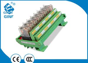 24 VDC OMRON PLC Relay Module JR-8L2 DIN Rail Mounting NPN And PNP Compatible