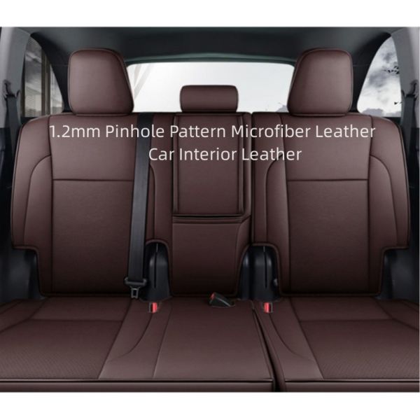 Pinhole Pattern Microfiber Leather For Car Interior Leather Scratch Resistant