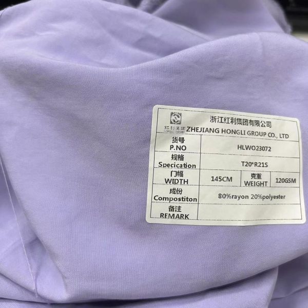 Modal Finishment 80r 20t Soft Handfeel with Sandwash for Shirt