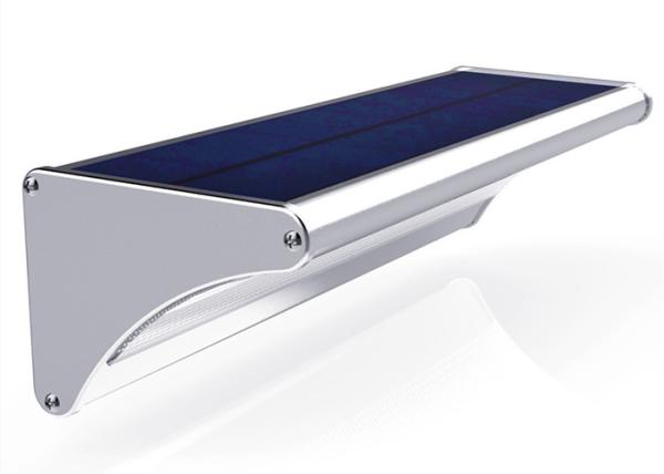 Quality 48 LED White Solar Wall Lamp Aluminum Motion Sensor Floodlight For Pathway for sale
