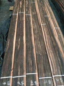 China Quarter wood veneer Door Skin Makassar Ebony wood veneer wholesale