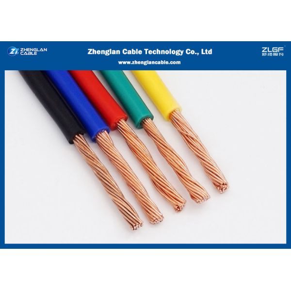 Light Weight PVC Insulated Building Wire And Cable Single Solid Core Design