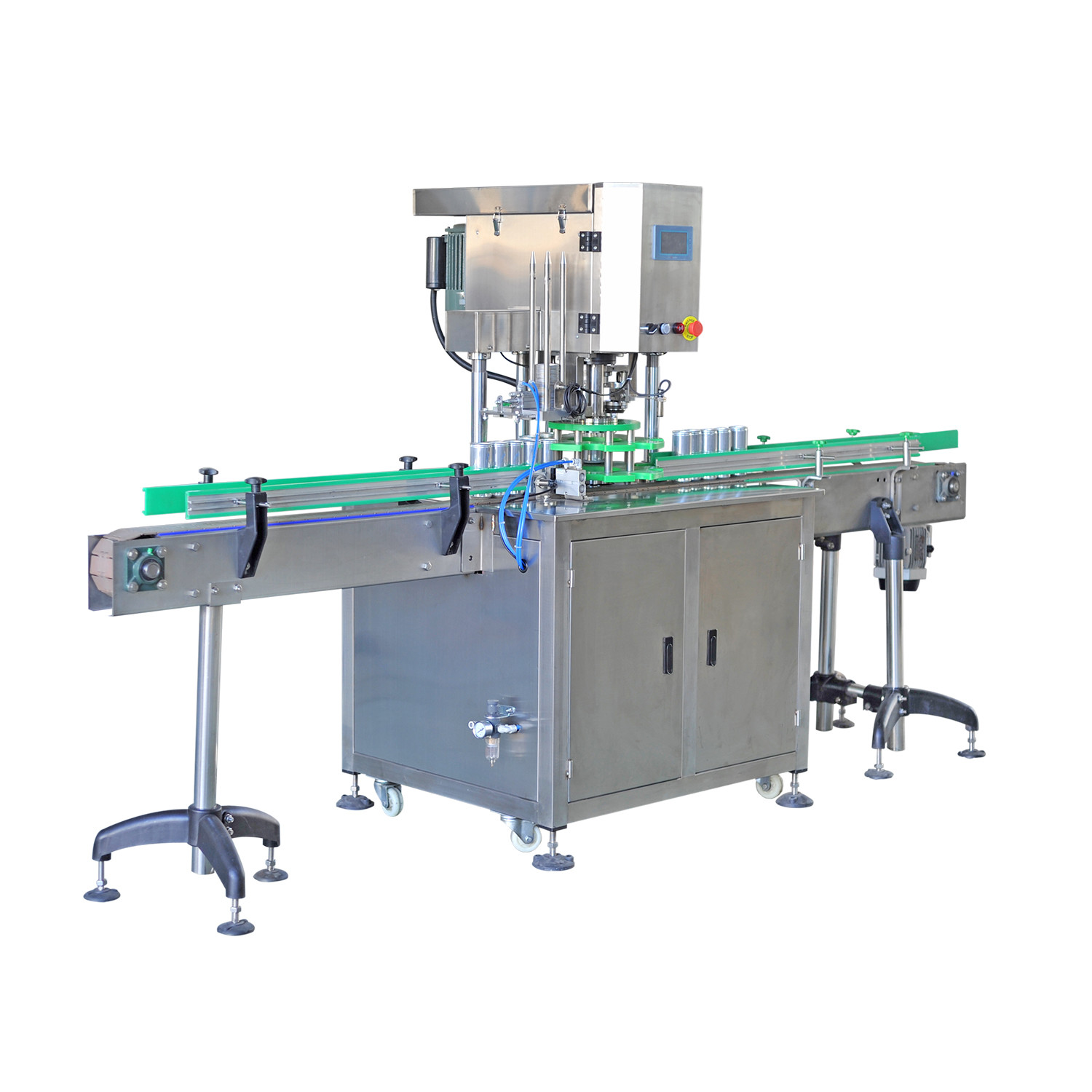 3000CPH Single Head Automatic Canning Machine Automatic Can Sealer
