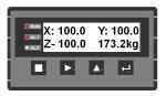 1280Hz Industrial Belt Scale Controller Indicator Peak Value Detection