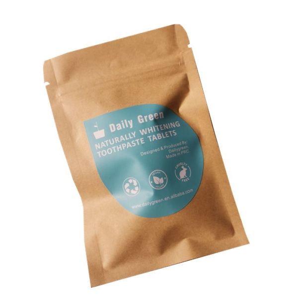 Zero Waste Toothpaste Mint Flavor nHAp Toothpaste Tablets for Stronger Teeth