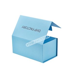 Recyclable Texture Paper Cardboard Foldable Boxes Packaging Without Magnet